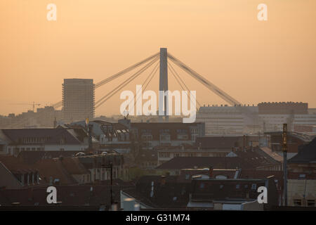 Mannheim, Deutschland, Sonnenuntergang über Mannheim Stockfoto
