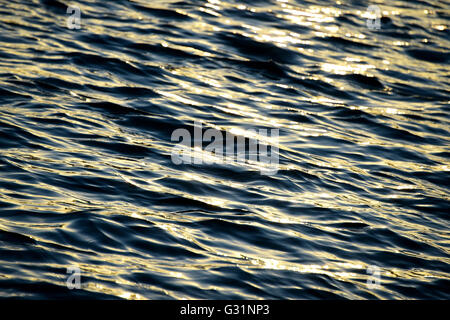 Hannover, Deutschland, glänzen in der Sonne Wasser des Maschsee Stockfoto