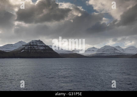 Thornhaven, Dänemark, mit Blick auf den Färöer Inseln Stockfoto