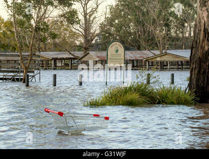 Camden, New-South.Wales, Australien. 6. Juni 2016. Onslow-Park in der Nähe von Camden NSW überschwemmt, nach heftigen Credit Regenfällen: Stonemeadow Fotografie/Alamy Live News Stockfoto