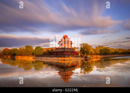 Peking, Peking, CHN, China. 7. Juni 2016. Peking, China - 5. Juni 2016: (Nur zur redaktionellen Verwendung. CHINA heraus) Turm des Palastmuseums. © SIPA Asien/ZUMA Draht/Alamy Live-Nachrichten Stockfoto