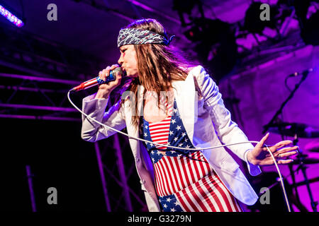 Mailand, Italien. 6. Juni 2016. Juliette und die Licks führt live auf Circolo Magnolia in Mailand, Italien, am 6. Juni 2016 Credit: Mairo Cinquetti/Alamy Live News Stockfoto