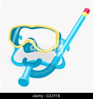 Tauchen Maske Vektor Stock Vektor