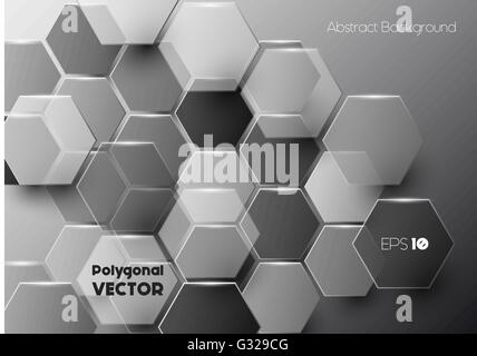 Abstrakte polygonalen Hintergrund Stock Vektor