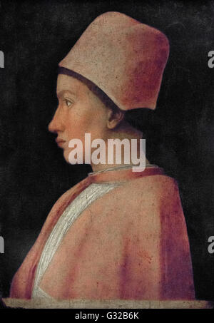 Andrea Mantegna (ca. 1431-1506), Portrait von Francesco Gonzaga (1444 – 1483), ca. 1461. Stockfoto