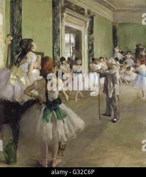 Edgar Degas - Ballett-Klasse - Musée d ' Orsay, Paris Stockfoto