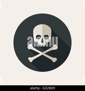 Totenkopf-Symbol Stock Vektor