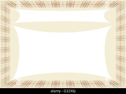 Vorlage, Hintergrund für Dokumente, Diplom Stock Vektor