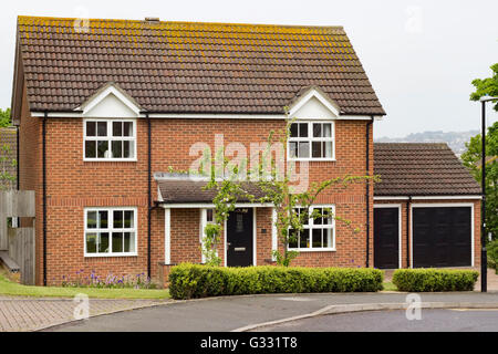 Typisch britische Haus in Hastings, eine historische Küstenstadt in der Grafschaft East Sussex in England. Stockfoto