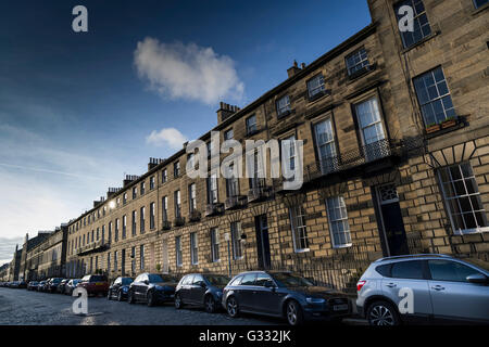 Edinburgh New Town - Parkplatz an der Northumberland Street. Stockfoto