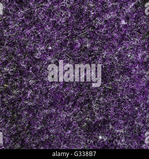 Lila Fuchsia Melange fuzzy Wolltuch Textur.  Fragment der Draufsicht hautnah. Stockfoto