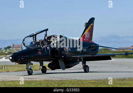 Hawk Jet Trainer RAF Valley Stockfoto