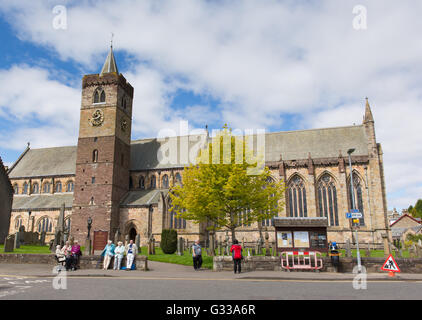 Dunblane Cathedral Scotland UK in der Nähe von Stirling mittelalterliche Kirche Stockfoto