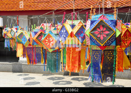 Papierlaternen im nördlichen Tempel, Thailand Stockfoto