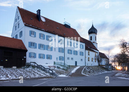 Wallfahrtskirche Mariä Himmelfahrt - Hohenpeißenberg, Bayern, Deutschland Stockfoto