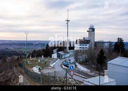 Meteorologisches Observatorium Hohenpeißenberg, Bayern, Deutschland Stockfoto