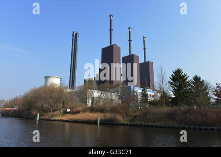 Heizkraftwerk Lichterfelde, Ostpreussendamm, Lichterfelde, Berlin, Deutschland Stockfoto