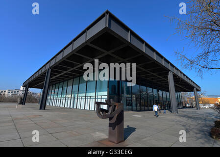 Neue Nationalgalerie, Kulturforum, Tiergarten, Berlin, Deutschland Stockfoto