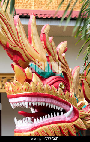 Detail aus Dhamikarama birmanischen Tempel in Penang, Malaysia Stockfoto