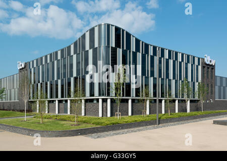 Die neuen ITV Granada Studios befindet sich in MediaCityUK, im Bereich der Greater Manchester Salford Quays. Stockfoto