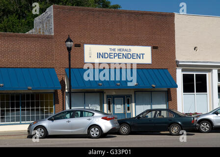 Herold unabhängige Winnsboro South Carolina USA Stockfoto