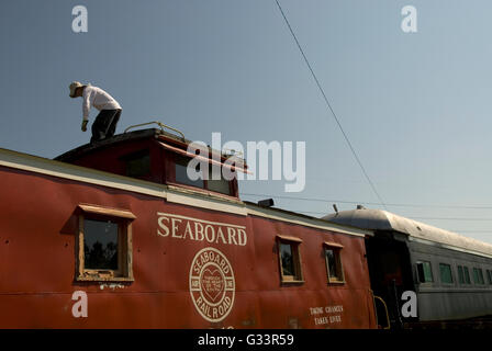 South Carolina Railroad Museum Winnsboro USA Stockfoto