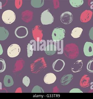 Nahtlose Pinselmuster Striche Stock Vektor