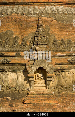Mandalay-Division, Bagan, Old Bagan, Myanmar (Burma), Tempel in der Mitte des 12. Jahrhunderts gebaut Stockfoto