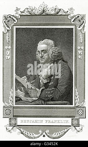 Benjamin Franklin Stockfoto