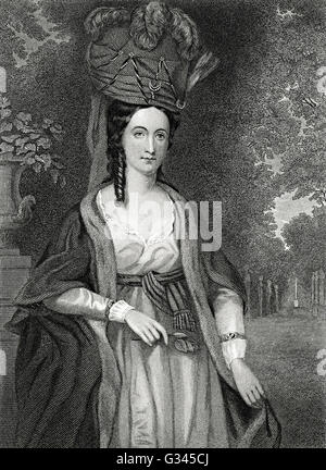 Ehefrau von Robert Morris Stockfoto