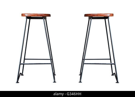 Barhocker isolierten auf weißen Hintergrund, Fotoarchiv Stockfoto