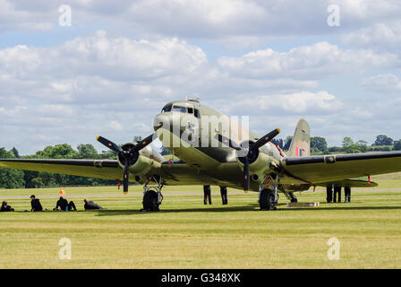 Die Douglas C-47 Skytrain oder Dakota eine militärische Transportflugzeuge ausgiebig genutzt, der im Ersten Weltkrieg 2. Stockfoto