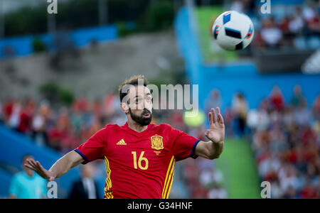 Getafe, Spanien. 7. Juni 2016. Internationalen Freundschaftsspiel zwischen Spanien und Georgien Nationalmannschaften im Coliseum Alfonso Perez gespielt. Spanien 07/06/2016 Stockfoto