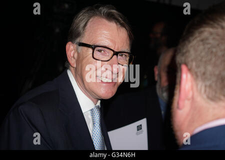 London, UK. 7. Juni 2016. : Labour Party MP Peter Mandelson besuchen die GFW 25. Jahrestag Tag drei Show im Truman Brewery, London statt. © Siehe Li/Alamy Live Stockfoto