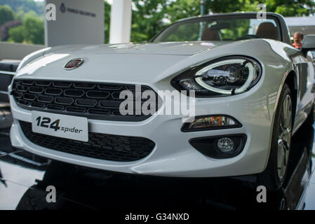 Turin, Italien. 8. Juni 2016. Turin Motor Show 2016 Autoshow statt 44 Autos von vielen Automobilherstellern und Auto-Designer Valentino Park am 8. Juni 2016 in Turin, Italien: Stefano Guidi/Alamy Live News Stockfoto