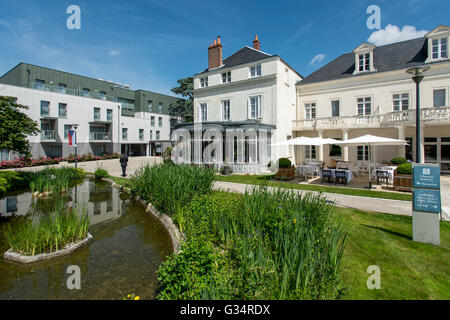 Tours, Frankreich. 8. Juni 2016. Das Clarion Hotel Chateau Belmont in Tours, Frankreich, 8. Juni 2016. Die Tschechische nationale Fußballmannschaft wird während der Euro 2016 in diesem Hotel übernachten. © David Tanecek/CTK Foto/Alamy Live-Nachrichten Stockfoto