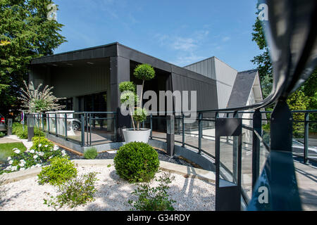 Tours, Frankreich. 8. Juni 2016. Das Clarion Hotel Chateau Belmont in Tours, Frankreich, 8. Juni 2016. Die Tschechische nationale Fußballmannschaft wird während der Euro 2016 in diesem Hotel übernachten. © David Tanecek/CTK Foto/Alamy Live-Nachrichten Stockfoto