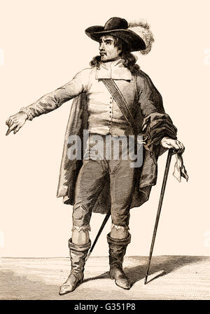 Oliver Cromwell, 1599-1658, Lord Protector von England, Schottland und Irland, Kommandant der parlamentarischen Armee Stockfoto