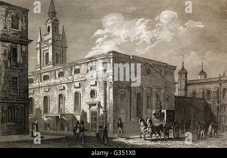 Guildhall, London, 18. Jahrhundert Stockfoto