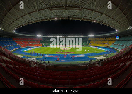 Eine Ansicht des Ernst-Happel-Stadion in Wien vor der Europa League-Fußball-Spiel am 20. September 2012 in Wien, Österreich, Europa Stockfoto