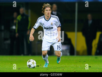Luka Modric, Real Madrid, UEFA Champions League, BV Borussia Dortmund-Real Madrid 2: 1, Signal-Iduna-Park Stadion, Dortmund Stockfoto