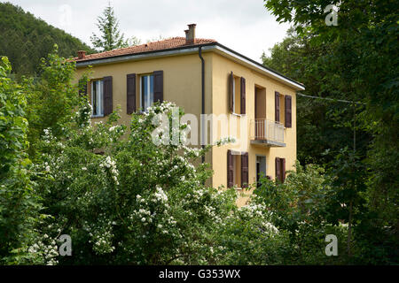 Landhaus des Malers Georgio Morandi, im Dorf Grizzana Morandi. Stockfoto