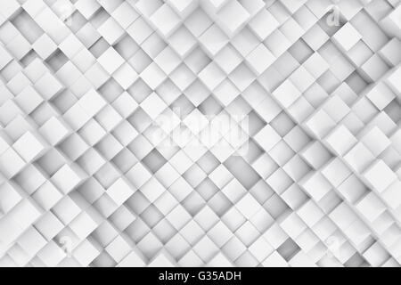 Zusammenfassung Hintergrund der Würfel gemacht. 3D illustration Stockfoto