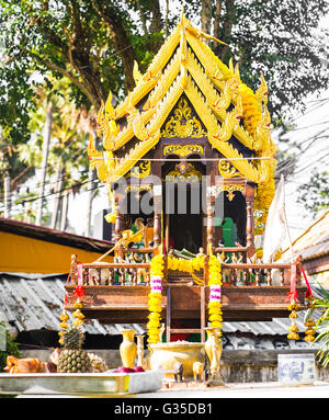 Im freien Geisterhaus in Thailand Stockfoto