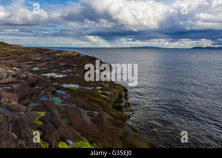 Die Küste von Vadsoya, Vadso, Finnmark, Norwegen Stockfoto