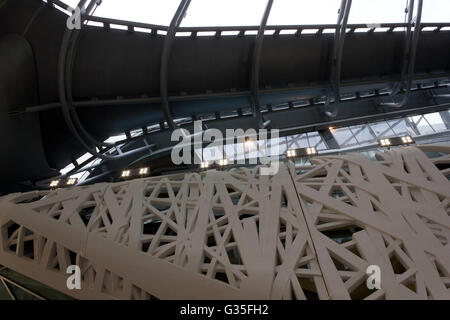 Mailand, Italien - 12. Oktober 2015: Fassade des italienischen Pavillon auf der Weltausstellung Expo Mailand in Mailand von Mai bis Oktober statt Stockfoto