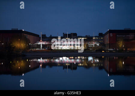 In der Nacht, Birmingham NEC Stockfoto