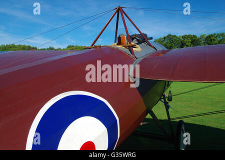 Bristol M1c, C4910, G-BWJM, in Old Warden Stockfoto