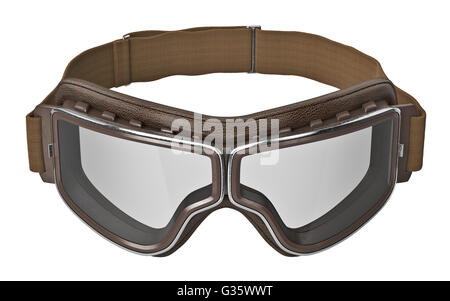 Gläser mit Chrom-Einsätze für aviator Stockfoto