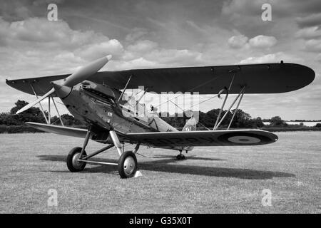 Hawker Hind K5414, G-ANEP, Shuttleworth Collection, Old Warden, Biggleswade, Bedfordshire, Stockfoto